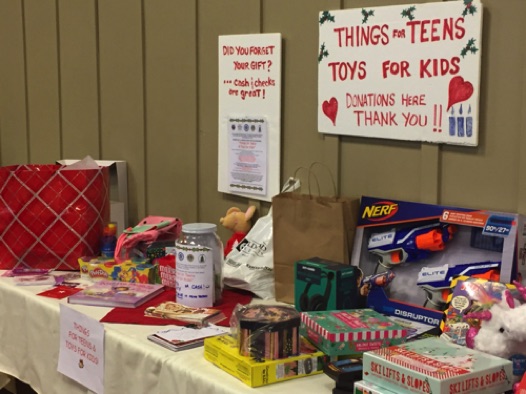 Donations for "Things for Teens and Toys for Kids"